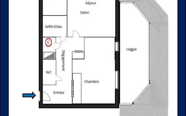 Appartement à vendre    2 pièces • 35,58 m2 Golfe Juan - Vallauris