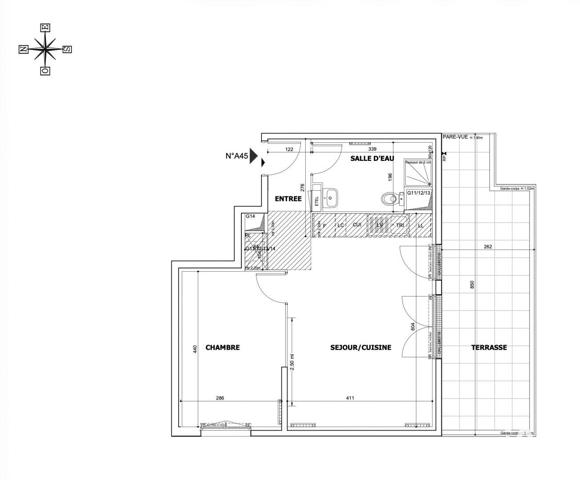 Location appartement 2 pièces 48 m² Savigny-le-Temple