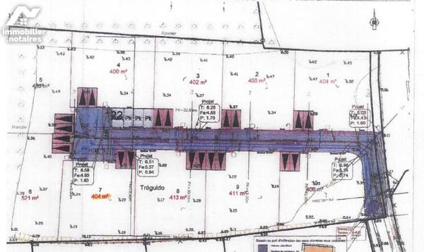 Exclusivité Terrain à bâtir de 404m² à LOCTUDY B840