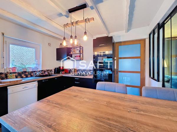 Maison individuelle 3 chambres, jardin et garage en secteur calme