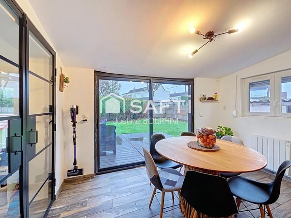 Maison individuelle 3 chambres, jardin et garage en secteur calme