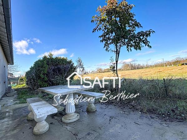 Maison de plain-pied 4 chambres à Lavaur – Calme et terrain sans vis-à-vis