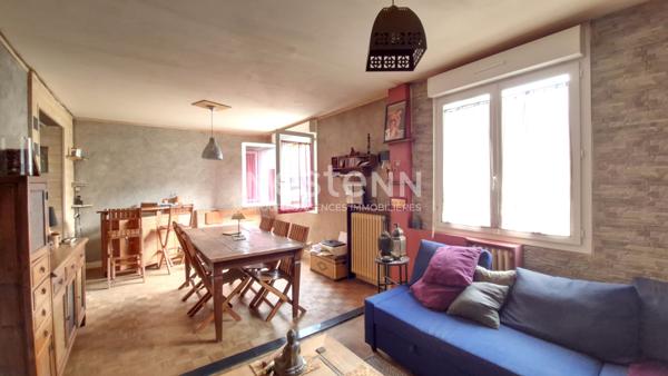 LANDERNEAU en centre ville - Appartement T3 avec garage et cellier - 54.40m²