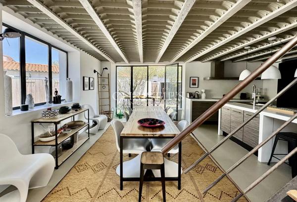 Propriété d’architecte exceptionnelle avec verrière de 7 m – Le Bois-Plage-en-Ré