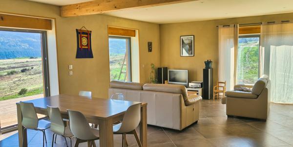 Préaux (07290) Maison 160 m² - construction 2019 RT2012 - Vue splendide