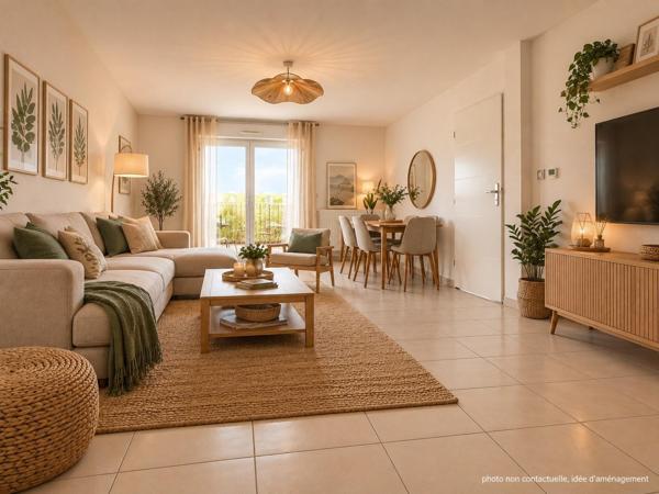 CENON – Dernier étage – T3 de 68 m² avec terrasse de 58 m² – parking sous-sol