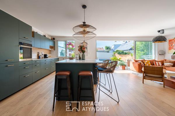 Maison rénovée en impasse et sa piscine – Orvault Petit Chantilly