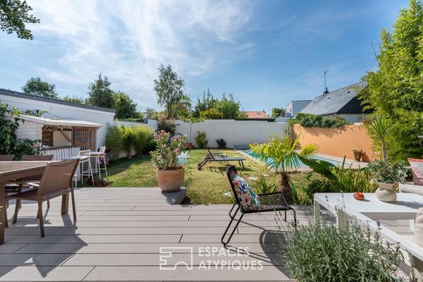 Maison rénovée en impasse et sa piscine – Orvault Petit Chantilly