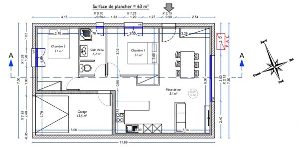Maison à vendre 3 pièces 63 m² Portiragnes