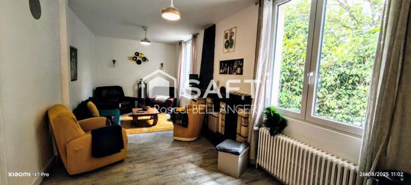 Néris-les-Bains : Charmante maison rénové entierrement de 5 pièces avec gîte indépendant et grand terrain de 1541m²