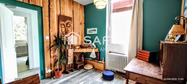 Néris-les-Bains : Charmante maison rénové entierrement de 5 pièces avec gîte indépendant et grand terrain de 1541m²