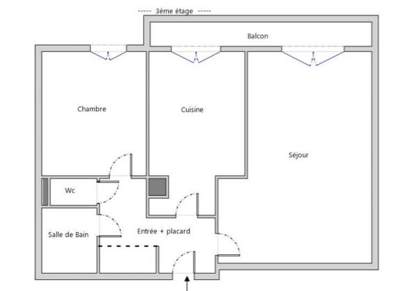 Appartement à vendre, 2 pièces - Nantes 44200