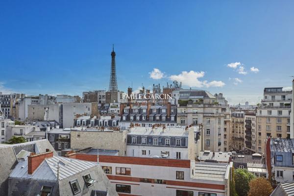 A vendre - Appartement 2 pièces au dernier étage - 39m²- Trocadéro-Passy