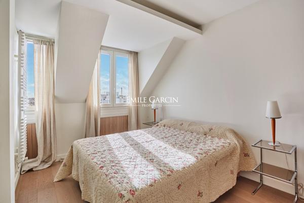 A vendre - Appartement 2 pièces au dernier étage - 39m²- Trocadéro-Passy
