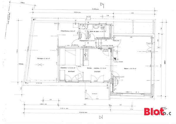 Maison 2 pièce(s)