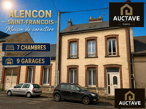 ALENCON - MAISON DE CARACTERE AVEC 9 GARAGES , Alencon