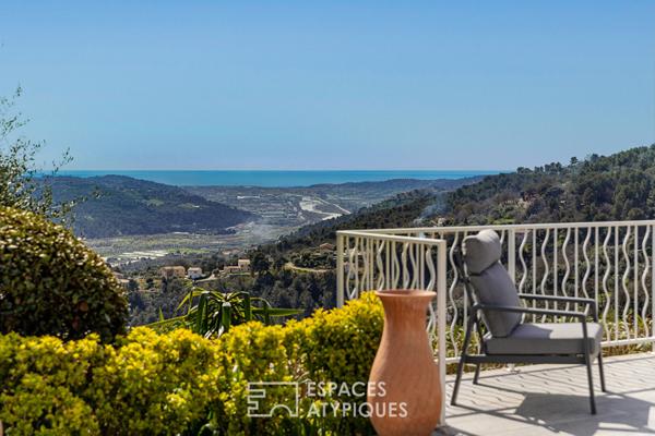 Villa d’exception à Carros : luxe discret et vue méditerranéenne incomparable