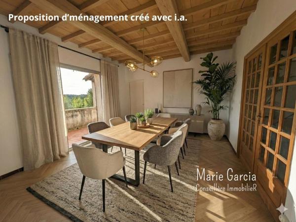 Une maison à réinventer pour s’installer durablement : nature, voisinage de qualité, accès Montpellier / hôpitaux.