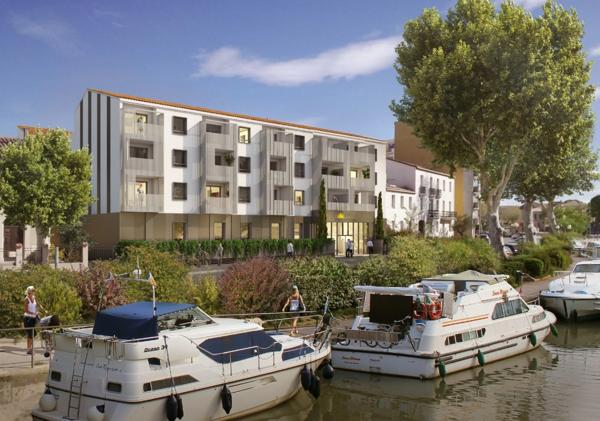 Appartement centre-ville de Narbonne  T2 41,10m2 avec sa terrasse 8,54m2