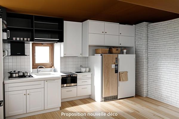 Maison en pierre 70 m², grenier aménageable, terrain 1618 m², St Georges des Groseillers