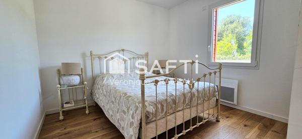 Emplacement privilégié pour cette maison neuve en ossature bois.
