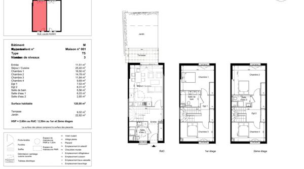 Maison 5 pièces 120 m2