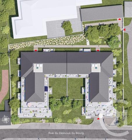 Appartement F2 à vendre  2 pièces - 41,68 m2 BARNEVILLE CARTERET - 50