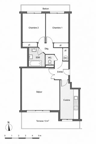 Appartement
         3 pièces
        - 68 m² Exclusivité 275 000 € *