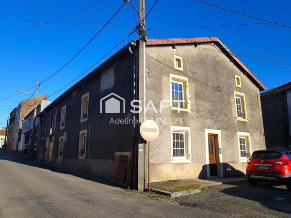 Maison centre ville Montmédy 3 chambres bureau et garage