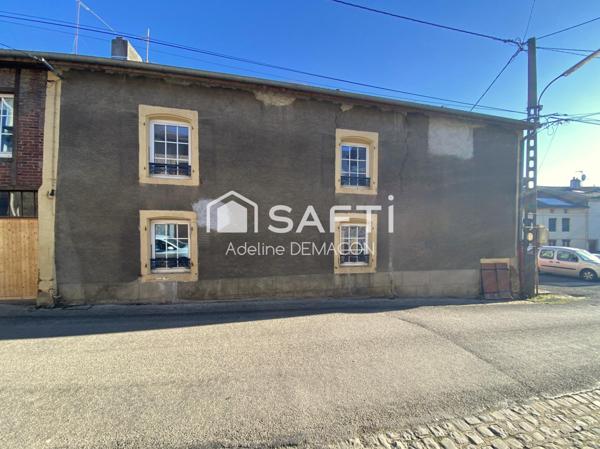 Maison centre ville Montmédy 3 chambres bureau et garage