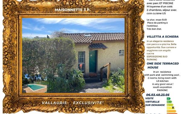 Vente Maison Vallauris   