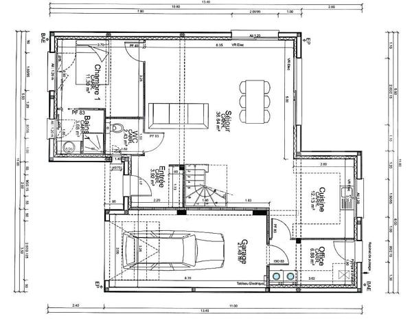 Maison neuve dans lotissement