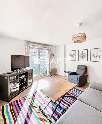 Bel appartement 3 pièces lumineux avec balcon, parking et métro/Westfield à 5 minutes, au cœur de Rosny-sous-Bois.