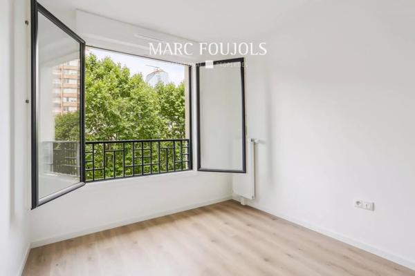 Puteaux – Appartement 3 pièces avec balcon vue jardin et parking