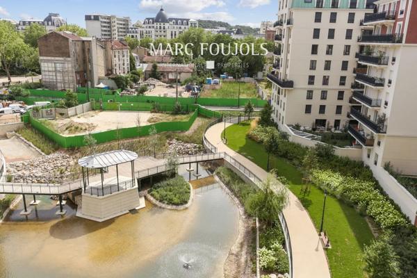 Puteaux – Appartement 3 pièces avec balcon vue jardin et parking