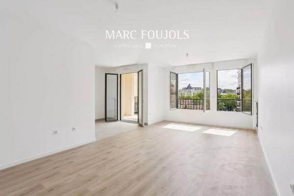 Puteaux – Appartement 3 pièces avec balcon vue jardin et parking