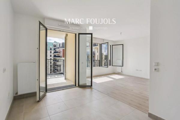 Puteaux – Appartement 3 pièces avec balcon vue jardin et parking