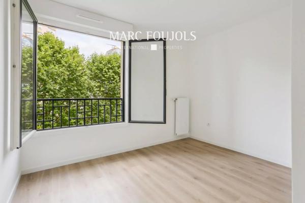 Puteaux – Appartement 3 pièces avec balcon vue jardin et parking