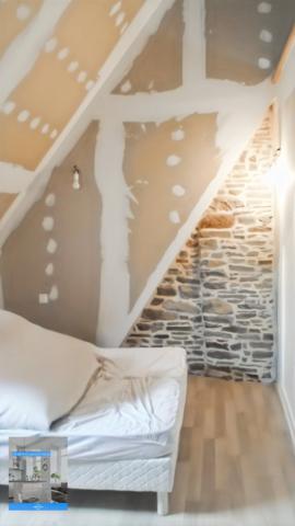 beaucoup de charme pour cette maison de campagne avec terrain