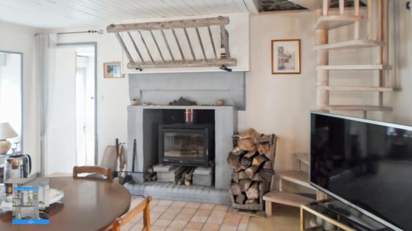 beaucoup de charme pour cette maison de campagne avec terrain