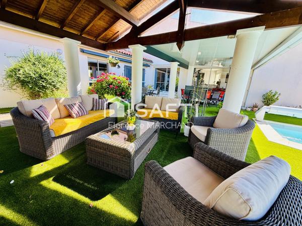 BELLE PROPRIÉTÉ 6 CH, LOGEMENT ANNEXE, PISCINE, PARC PAYSAGÉ