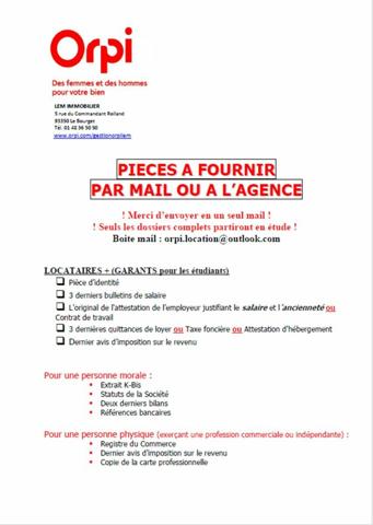 Appartement à louer  3 pièces •  Le Bourget