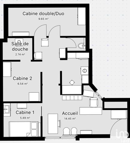Murs commerciaux  à vendre 55 m² Le Vésinet