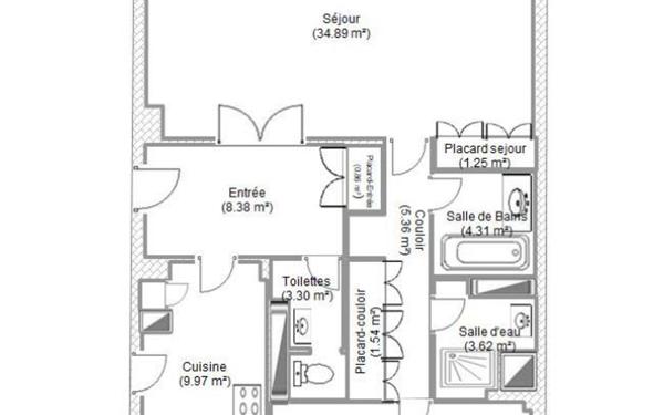 Appartement à vendre    3 pièces • 90,78 m2 La Varenne - Saint-Maur-des-Fossés