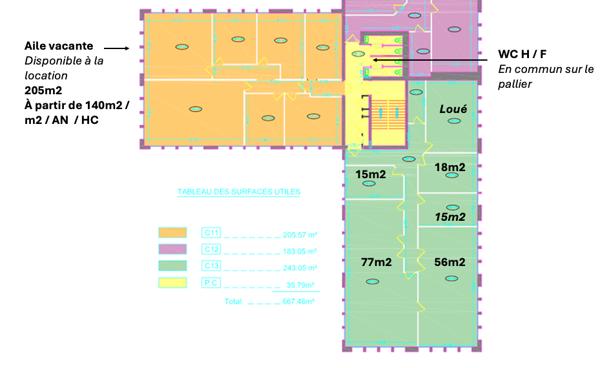 Marseille (13009) Espace de travail de 150m2 - modulable - nombreux stationnements, fibre