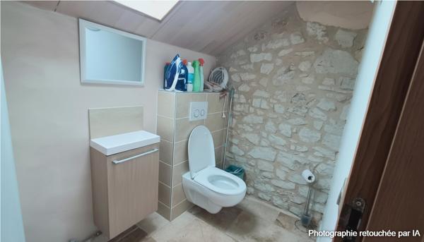 Maison d'habitation sur 2 niveaux comprenant 2 logements mitoyens avec garage et terrain La Cavalerie 7 pièce(s) 150.5 m2 La cavalerie