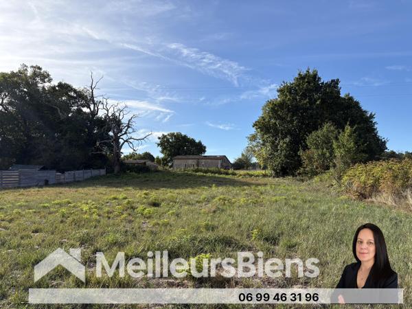 Terrain constructible proche Montendre
