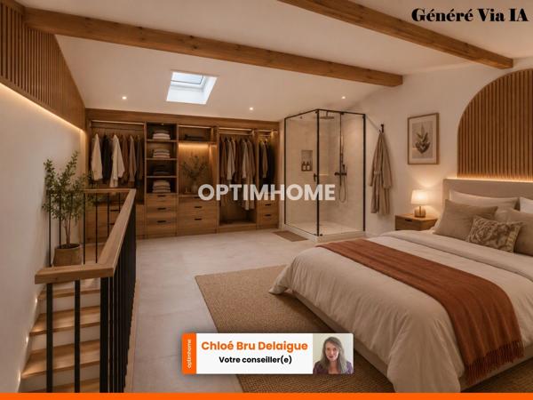 Toiture neuve, jardin, garage et potentiel d'aménagement : une maison de charme prête à accueillir vos projets ! (env. 76 m²)