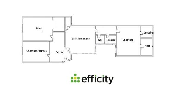 Appartement 3 pièces - 110 m² Exclusivité