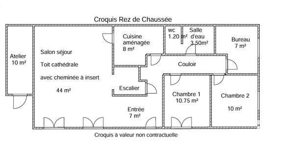 Maison à vendre 7 pièces 148 m² Bretagnolles